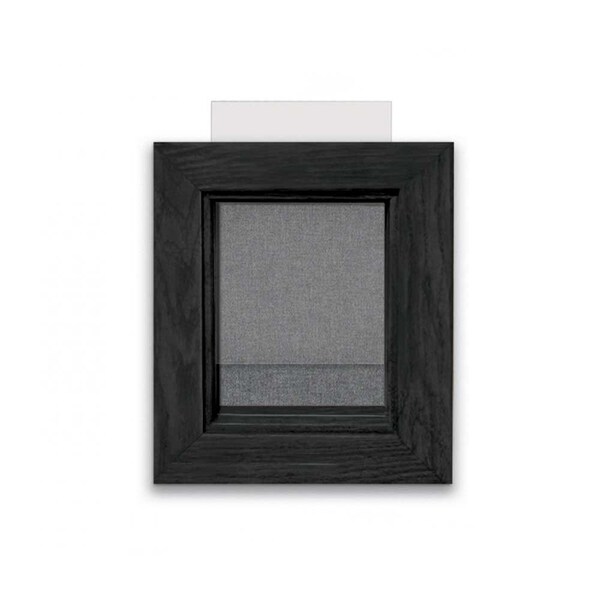 Outdoor Enclosed Combo Board, 48"x36", Bronze Frame/Wht Porc & Burgundy